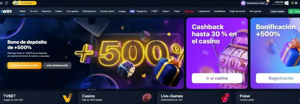 Juegos exclusivos en 1 Win casino Chile mejores casinos online 1win